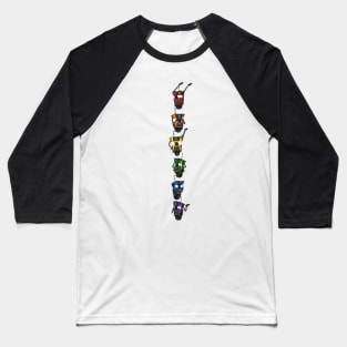 Borderlands Claptrap Rainbow - Vertical Baseball T-Shirt